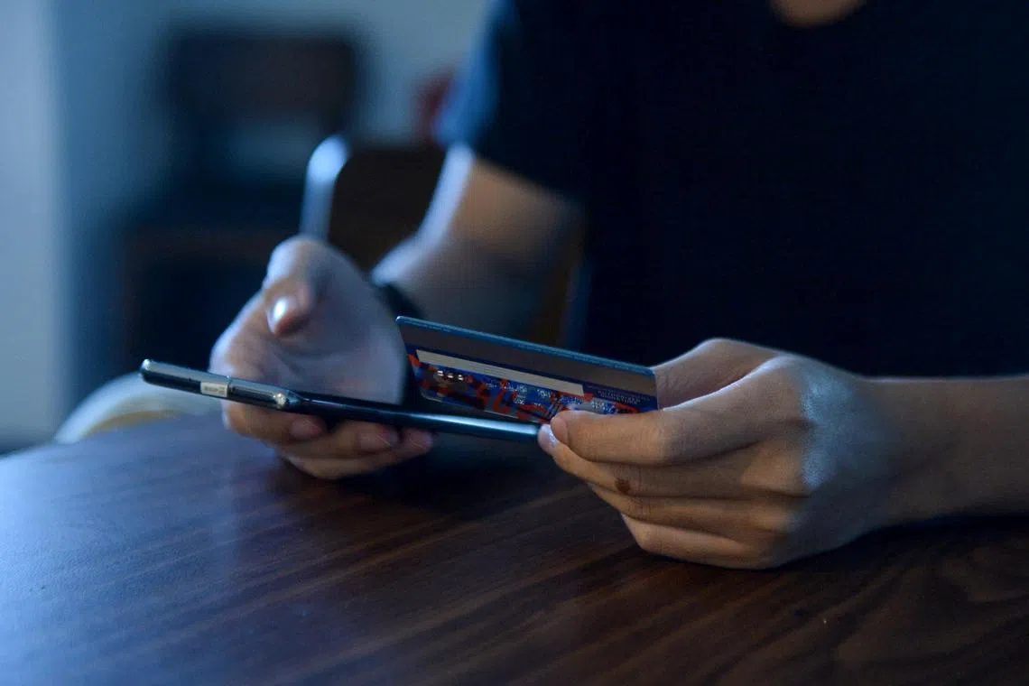 Photo illustration of ATM and credit card scam.