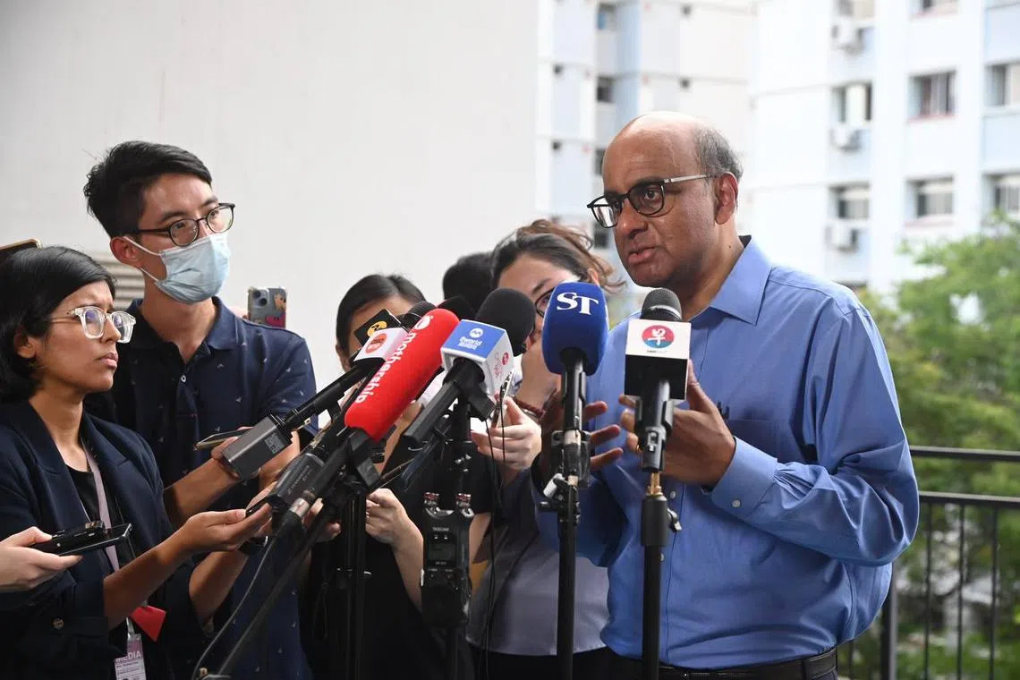 Senior Minister Tharman Shanmugaratnam announced on Thursday that he intends to run for president.