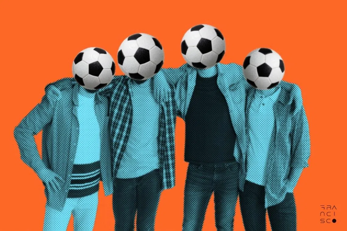 Football is about teamwork. Like a family, the team defends and advances together to secure the winning goal.
