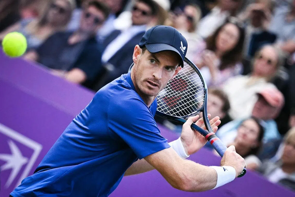 Murray was forced to pull out of his second-round match against Jordan Thompson at Queen’s after just five games.