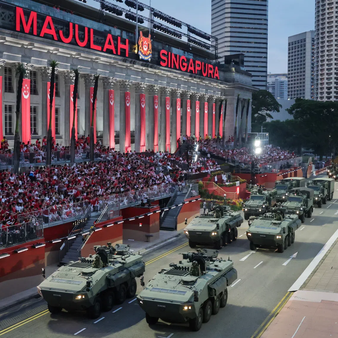 Over the years, Singapore’s NDP has been held at the field to coincide with milestone celebrations – from the first parade in 1966 to its golden jubilee in 2015 and the bicentennial in 2019.