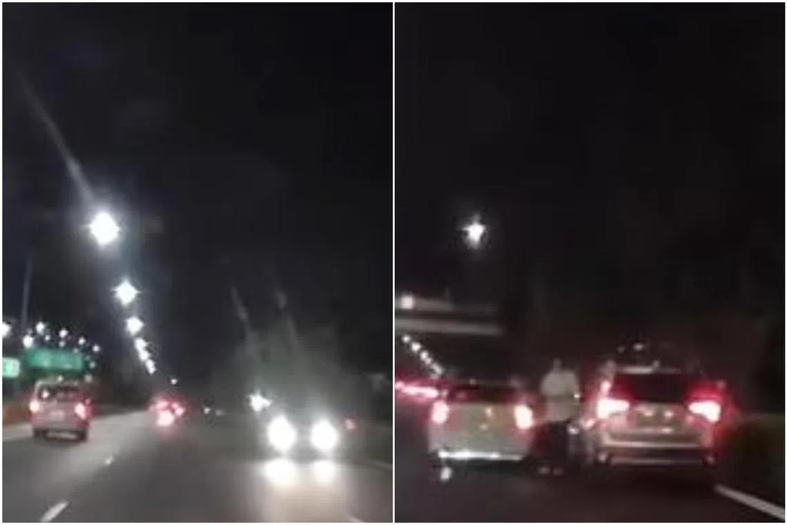 The man was allegedly driving against the traffic flow on the TPE at about 11.30pm on Dec 14.
