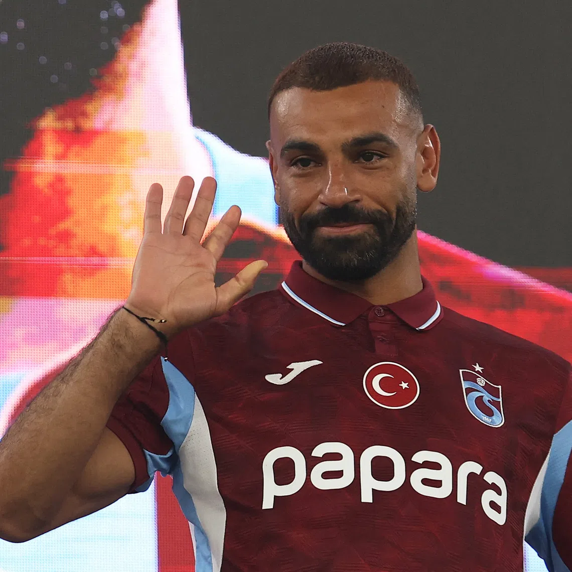 Soccer Football - Trabzonspor unveil new signing Mohamed Salah - Papara Park, Trabzon, Turkey - August 6, 2026  Trabzonspor's new signing Mohamed Salah REUTERS/Umit Bektas