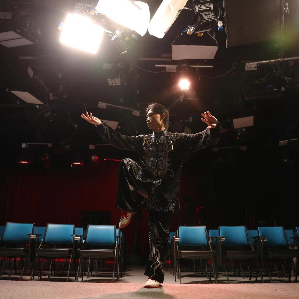 Singapore wushu athlete Tay Yu Xuan finds similar artistic freedom between Chinese martial arts and cinematography, where he can use movements or images to express himself.