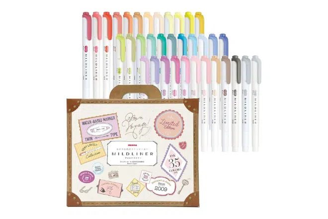 ZEBRA Highlighter Set, 35 Colours