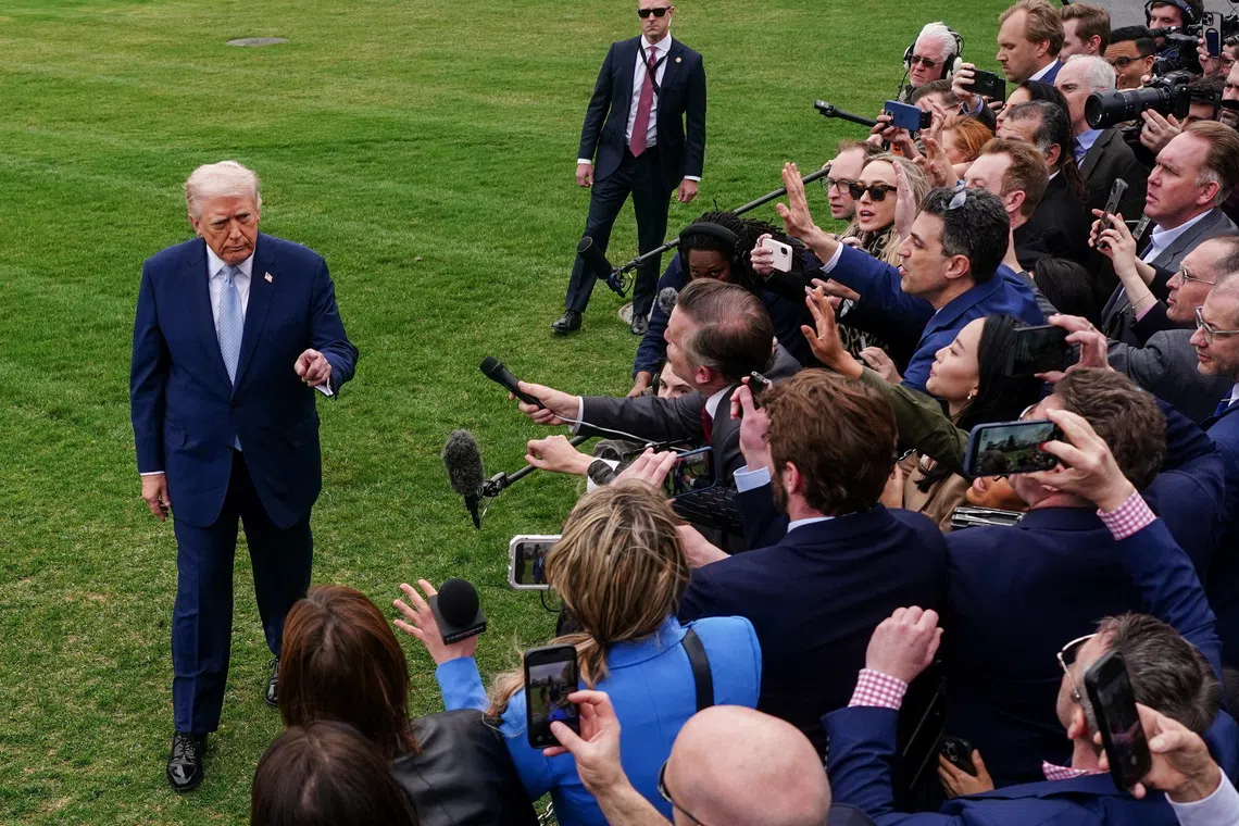 Trump says he is banning media outlets CNN, MS NOW, Politico from White House