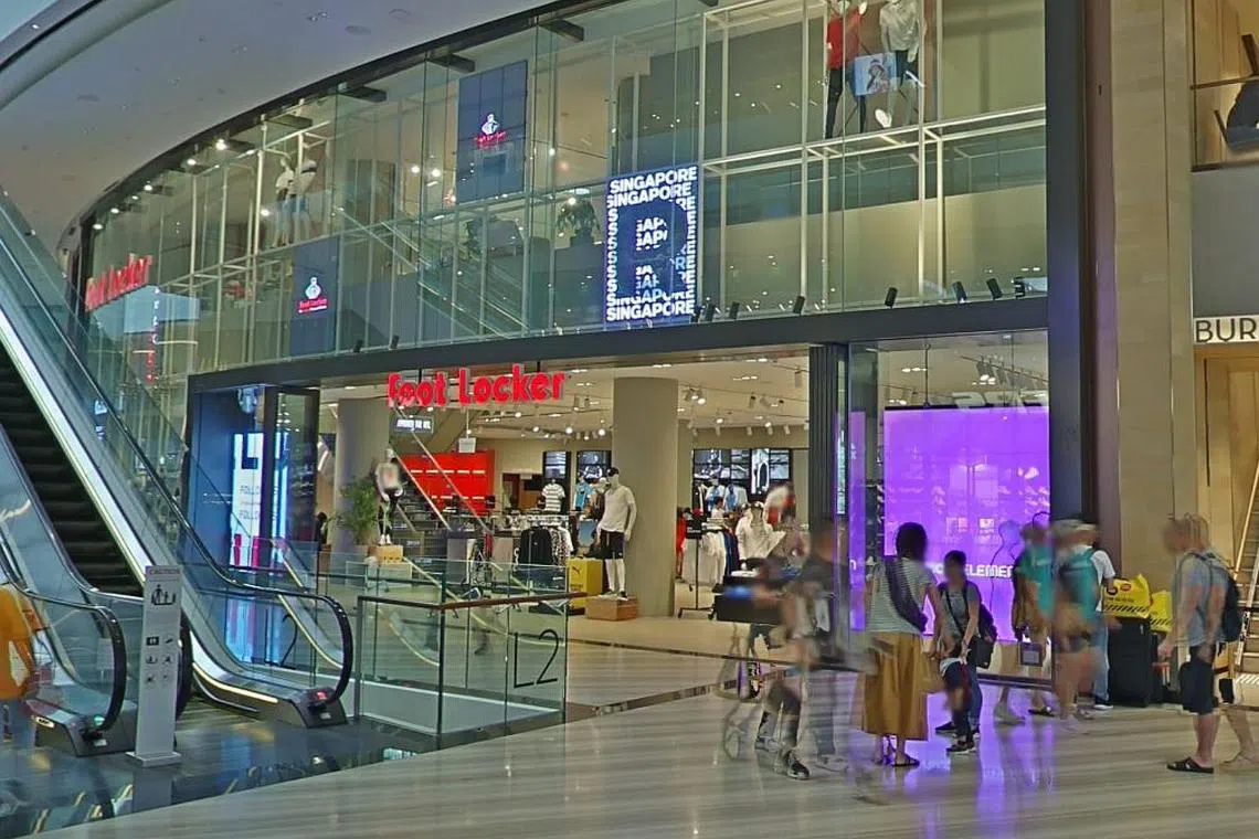 Xavier Goh Yixuan committed the offences when he was working at a Foot Locker outlet at Jewel Changi Airport. 