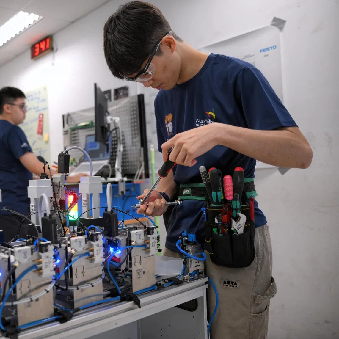 Brandon Yap is among 34 young people from ITE and the polytechnics who will represent Singapore at the WorldSkills Competition in Shanghai.