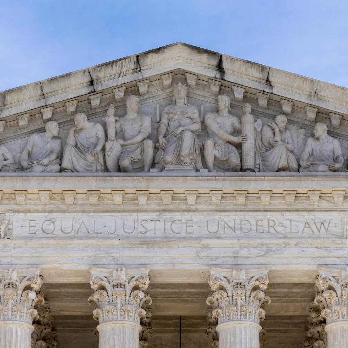 FILE PHOTO: General view shows the United States Supreme Court, in Washington, U.S., February 8, 2024. REUTERS/Amanda Andrade-Rhoades/File Photo