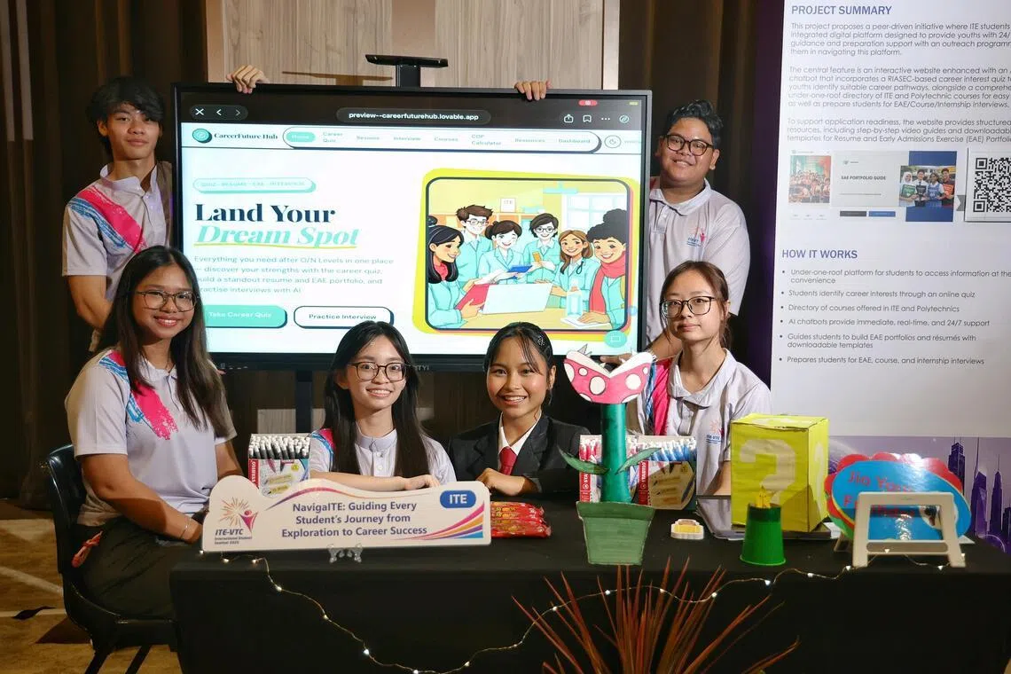 ITE students build online education and career guide they wish had existed for them