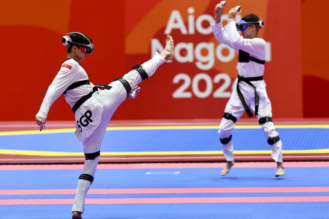 Singapore’s Darren Yap earns a bronze at first Asiad virtual taekwondo event