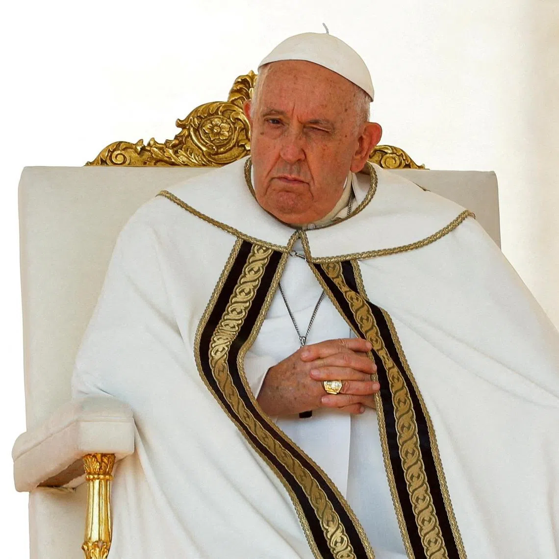 Pope Francis has been in Rome's Gemelli hospital since Feb 14, after experiencing a severe respiratory infection that triggered other complications.