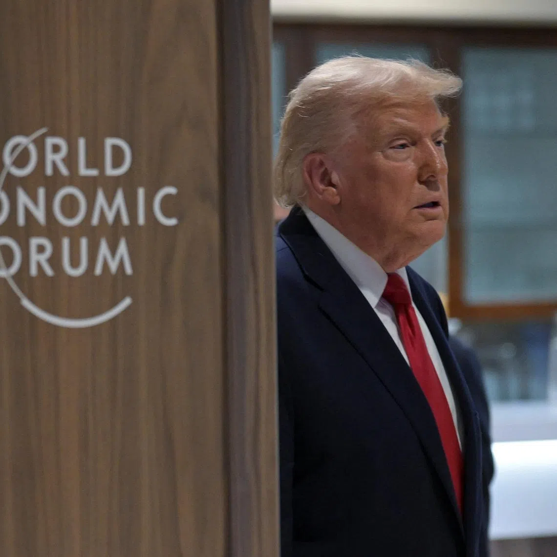 U.S. President Donald Trump attends the 56th annual World Economic Forum (WEF) in Davos, Switzerland, January 21, 2026. REUTERS/Romina Amato