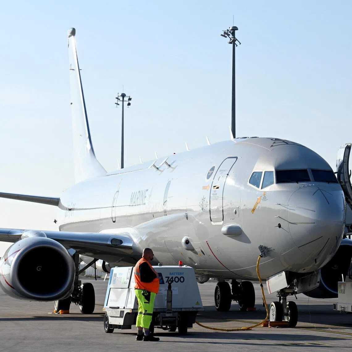 The Boeing P-8A Poseidon, a maritime patrol and reconnaissance aircraft.