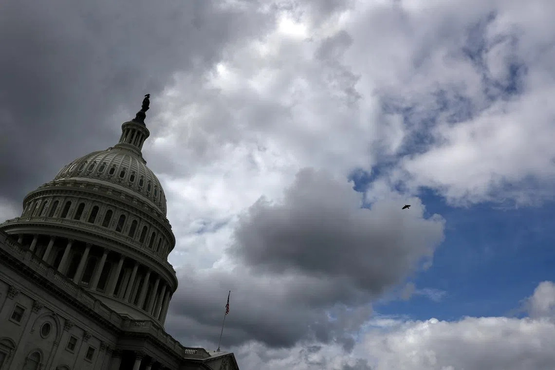 The U.S. Capitol Rotunda on Capitol Hill in Washington, U.S., as the death toll from the coronavirus disease (COVID-19) pandemic exceeds 100,000 victims, May 27, 2020. REUTERS/Tom Brenner/File Photo