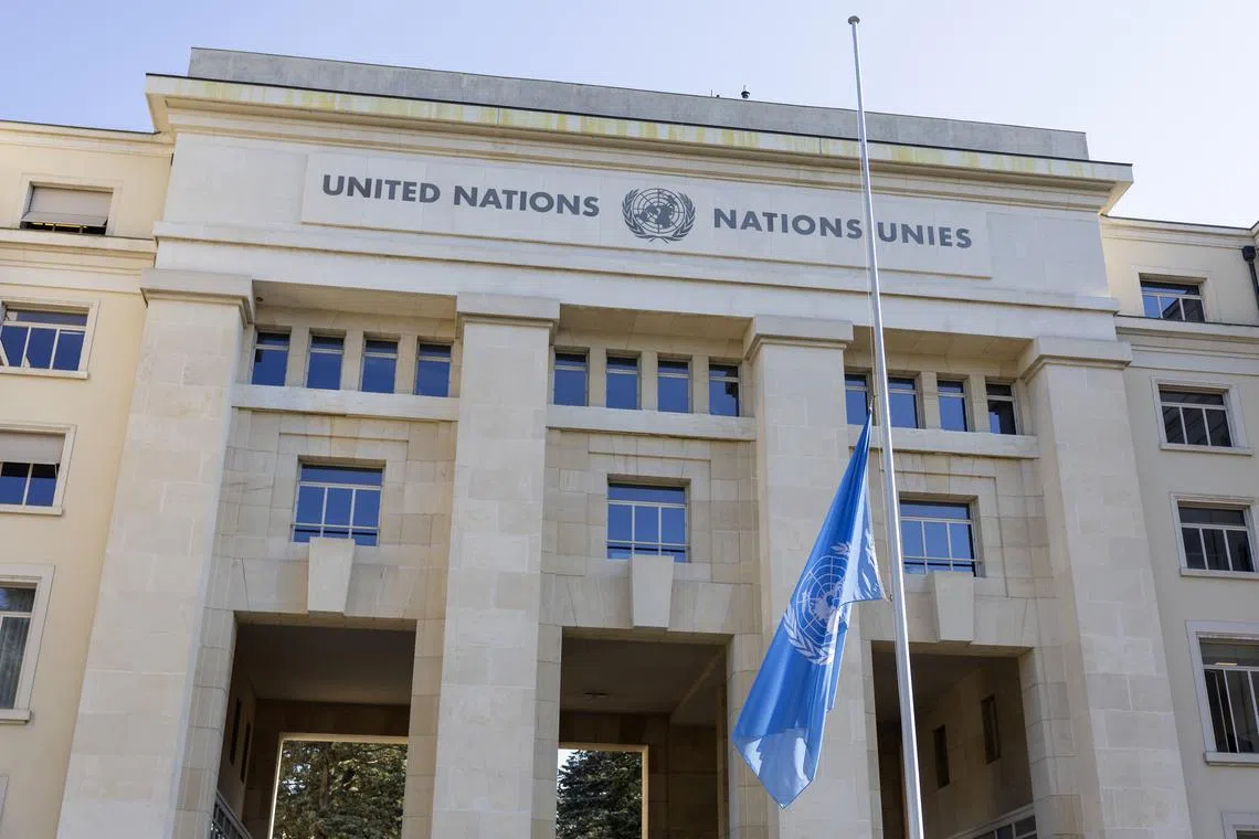 The document contains a list of what it terms "suggestions" that would consolidate dozens of UN agencies into four primary departments.