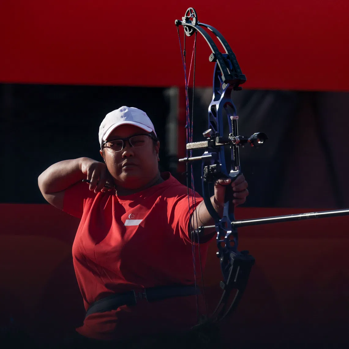 2026 Asian Para Games - Para Archery - Compound Women's Individual Open Final - Okazaki Chuo Sogo Park, Okazaki City, Aichi, Japan - 20261021
Singapore's NUR SYAHIDAH BINTE ALIM in action.
Mandatory Credit: SpexSG/Jeremy Lee