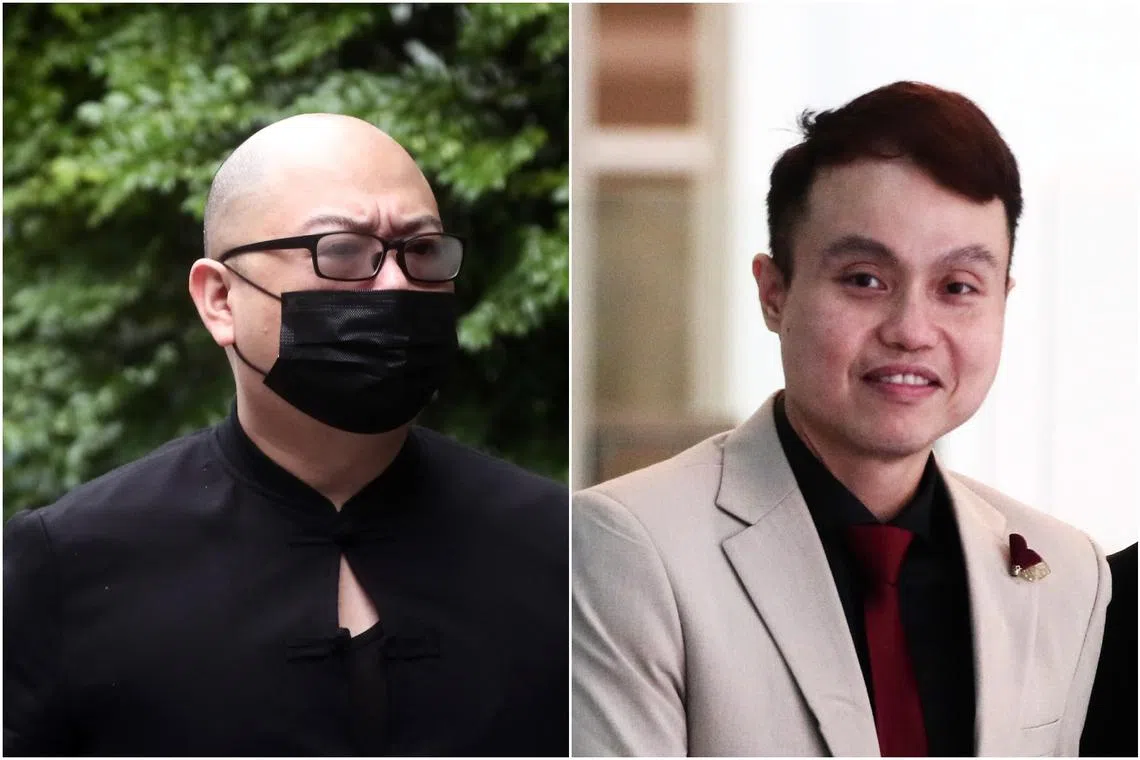 The reduction in sentences for TOC editor Terry Xu (left) and contributor Daniel De Costa Augustin came after an appeal by the two men.