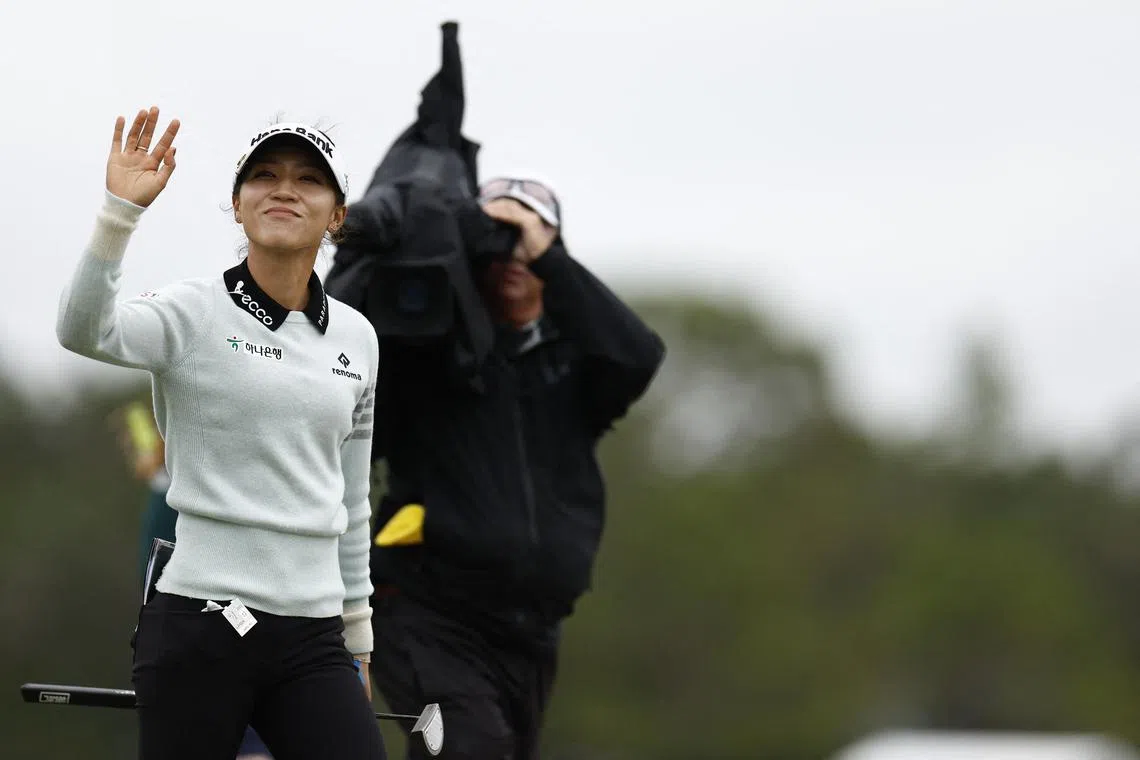 Lydia Ko at the CME Group Tour Championship in Florida last November.