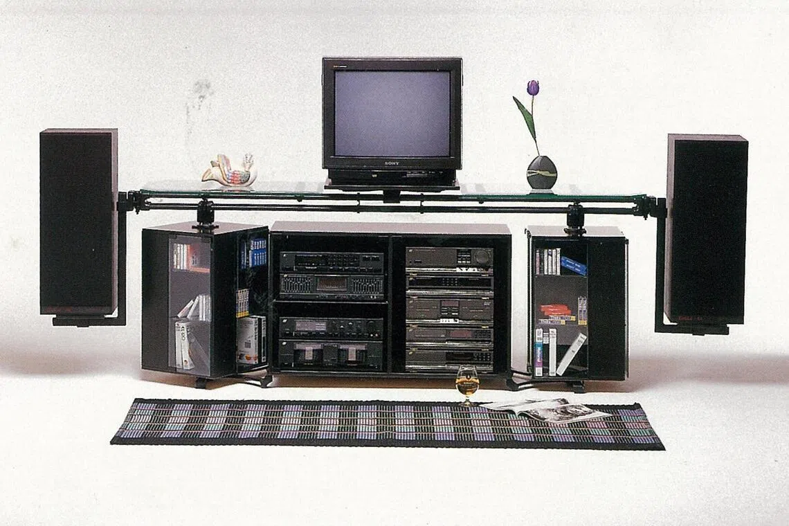 Cellini’s futuristic rotating TV Console was a topseller when it launched about 40 years ago, amid the HDB boom.