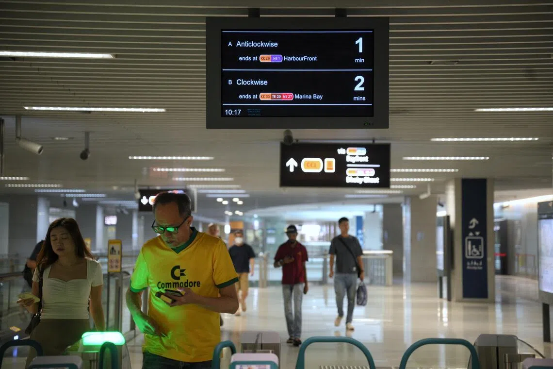 As the line would operate as a closed loop, commuters will need to navigate between clockwise and anticlockwise service routes.