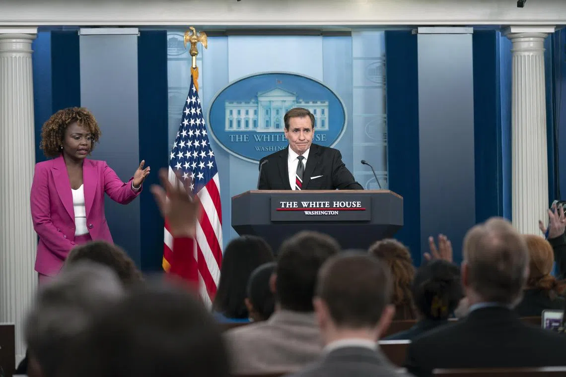 US forces conducted three successful self-defence strikes against Houthi targets in Yemen, National Security Council spokesman John Kirby told reporters.