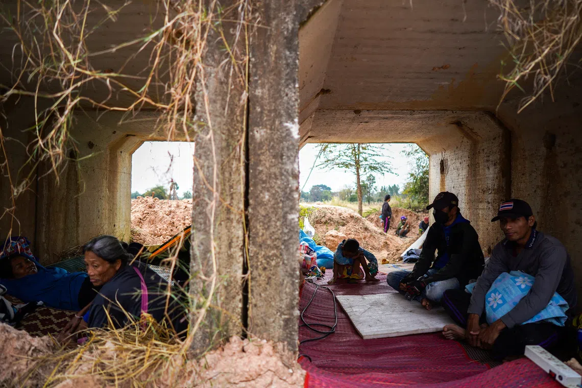 Families on both sides caught in crossfire as Thai-Cambodian fighting  continues | The Straits Times