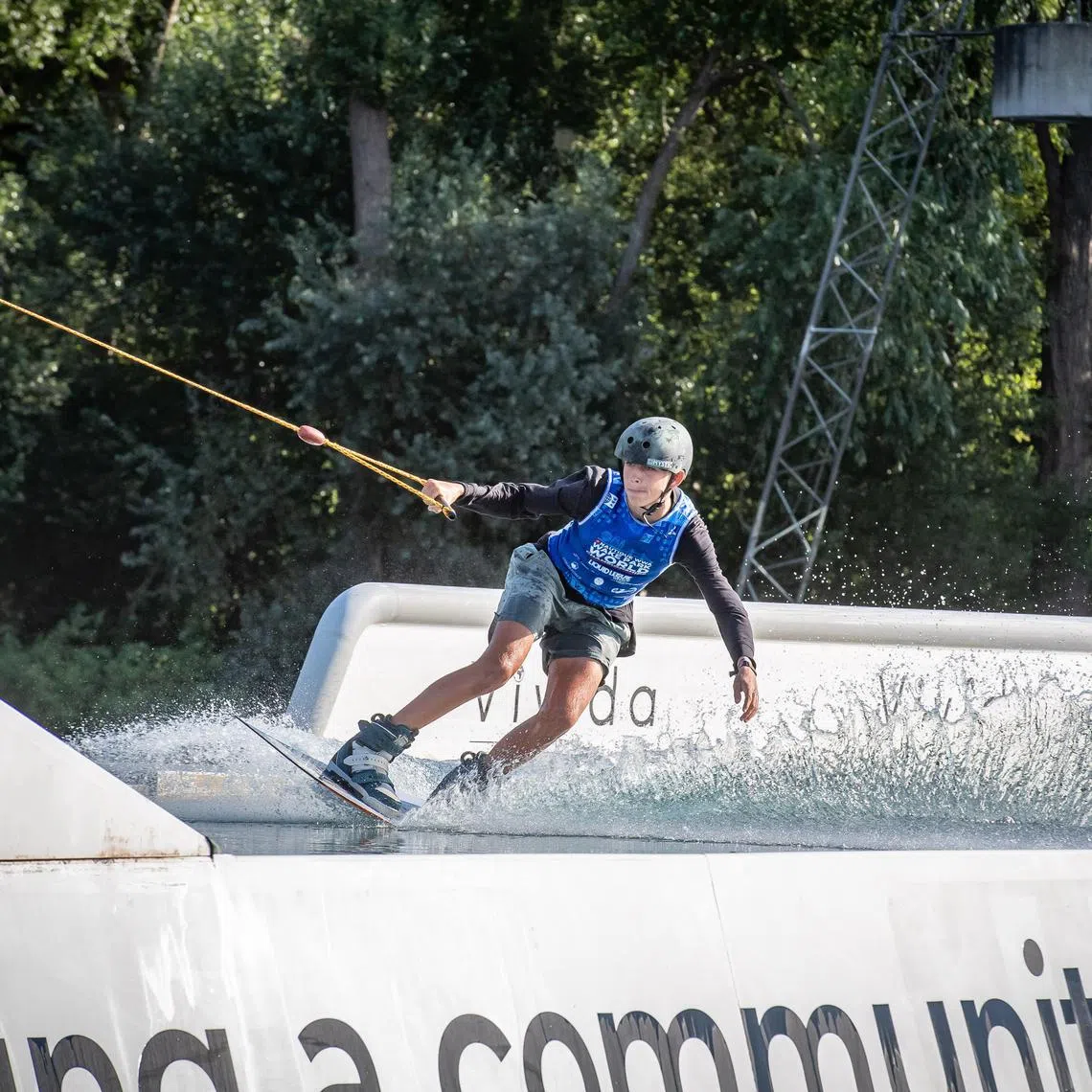 Singapore-based Polish wakeboarder Kacper Lepicki will compete in the Embily Open at East Coast Park on Feb 4 and 5.