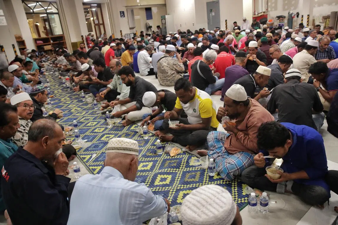 Madam Halimah observed a strong sense of solidarity as mosques and communal spaces continued to be accessible to the community.