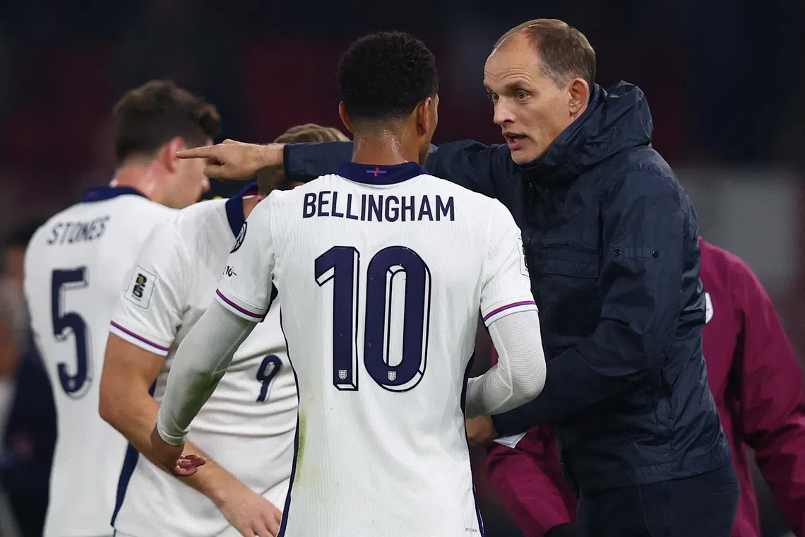 Tuchel plays down Bellingham's angry response to being subbed