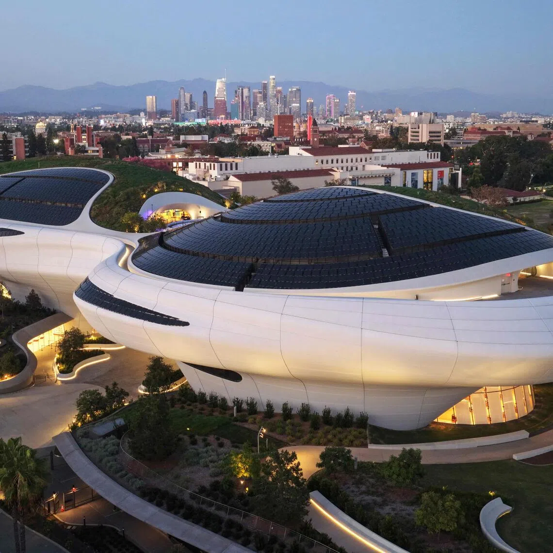 The new Lucas Museum of Narrative Art opened on Sept 22 in Los Angeles, California.