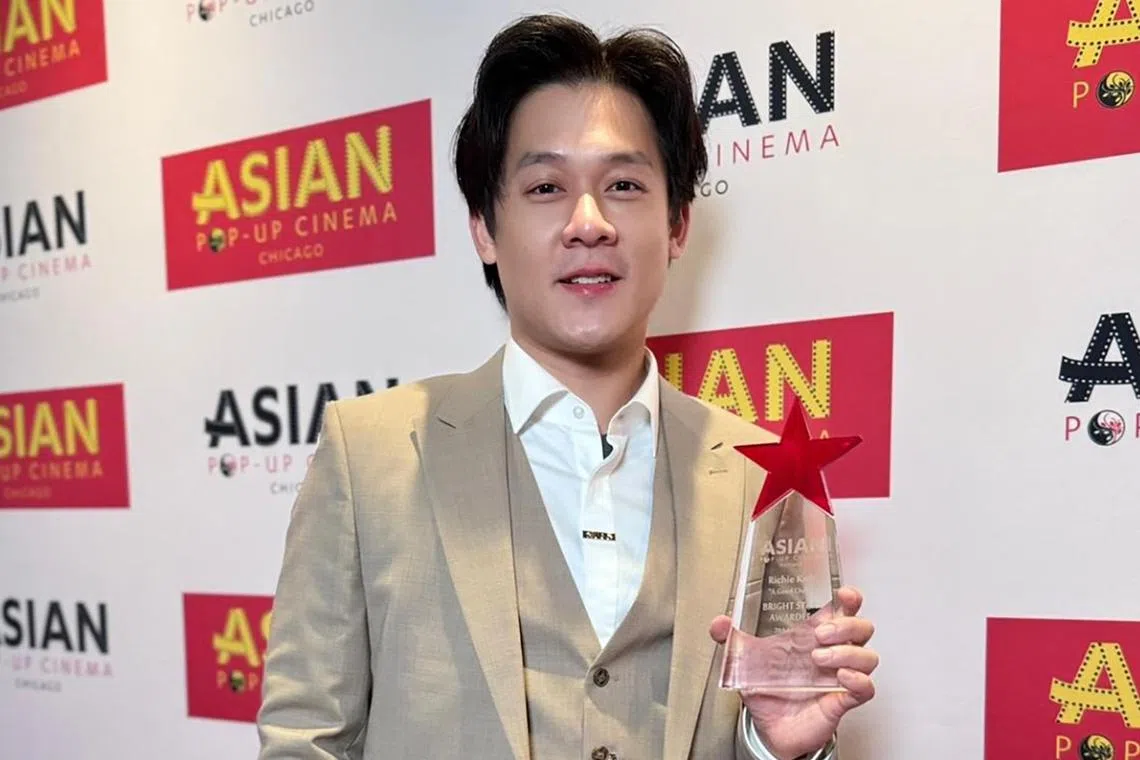 Richie Koh received the Bright Star Award at the 20th edition of the Asian Pop-Up Cinema Festival in Chicago.