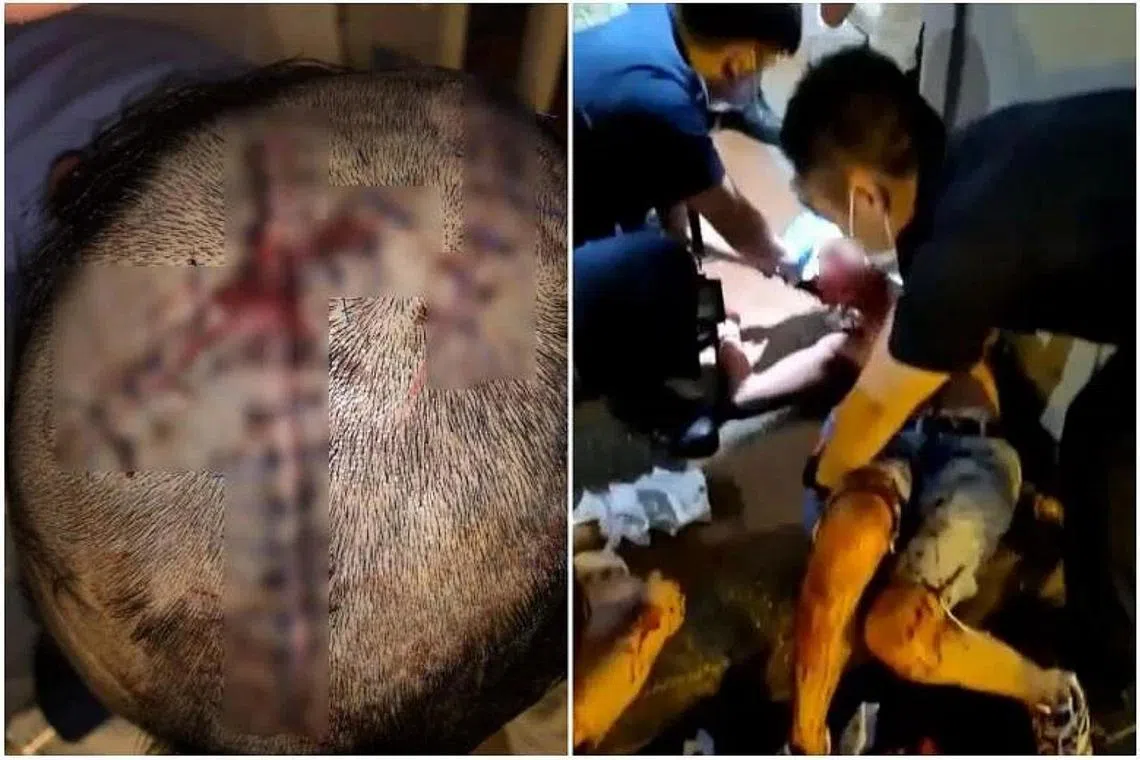 Dani Zulastri Mohamad Salim was part of a group that attacked a man in Clarke Quay on March 20, 2022, leaving the victim with cuts to his scalp.