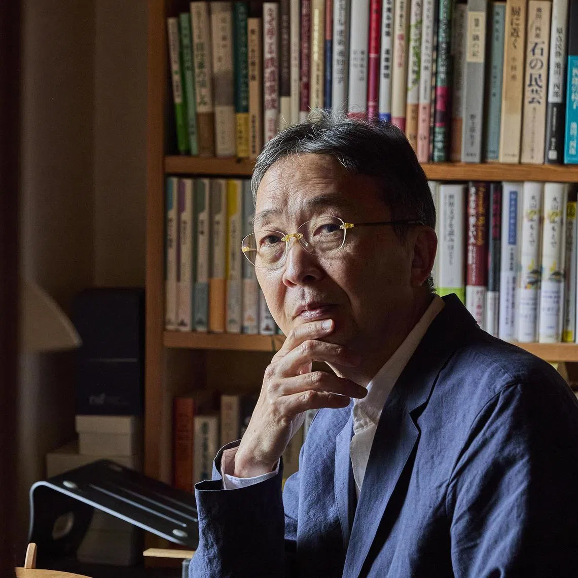 Japanese author Masashi Matsuie, whose novel The Summer House is now out in stores