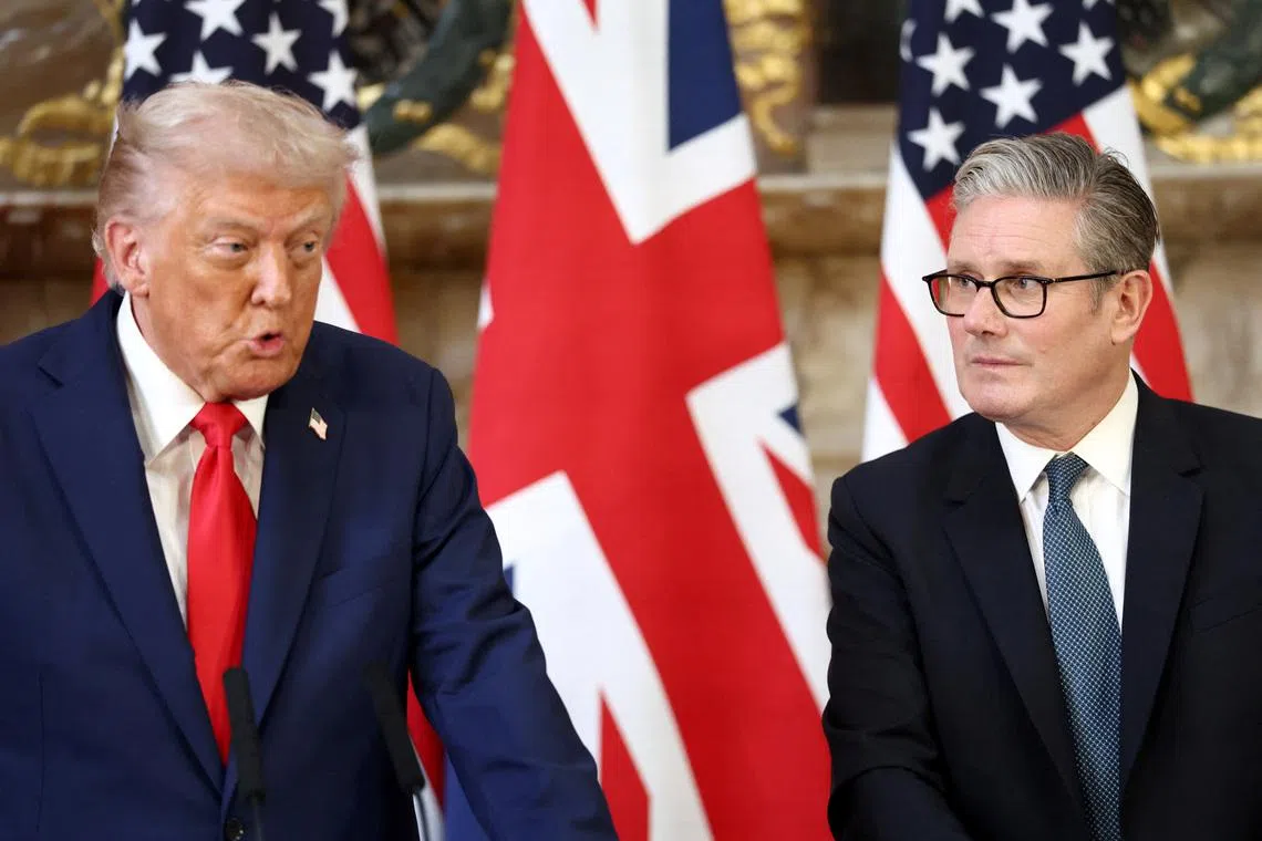 Starmer, Trump discussed opening Strait of Hormuz, Downing Street says