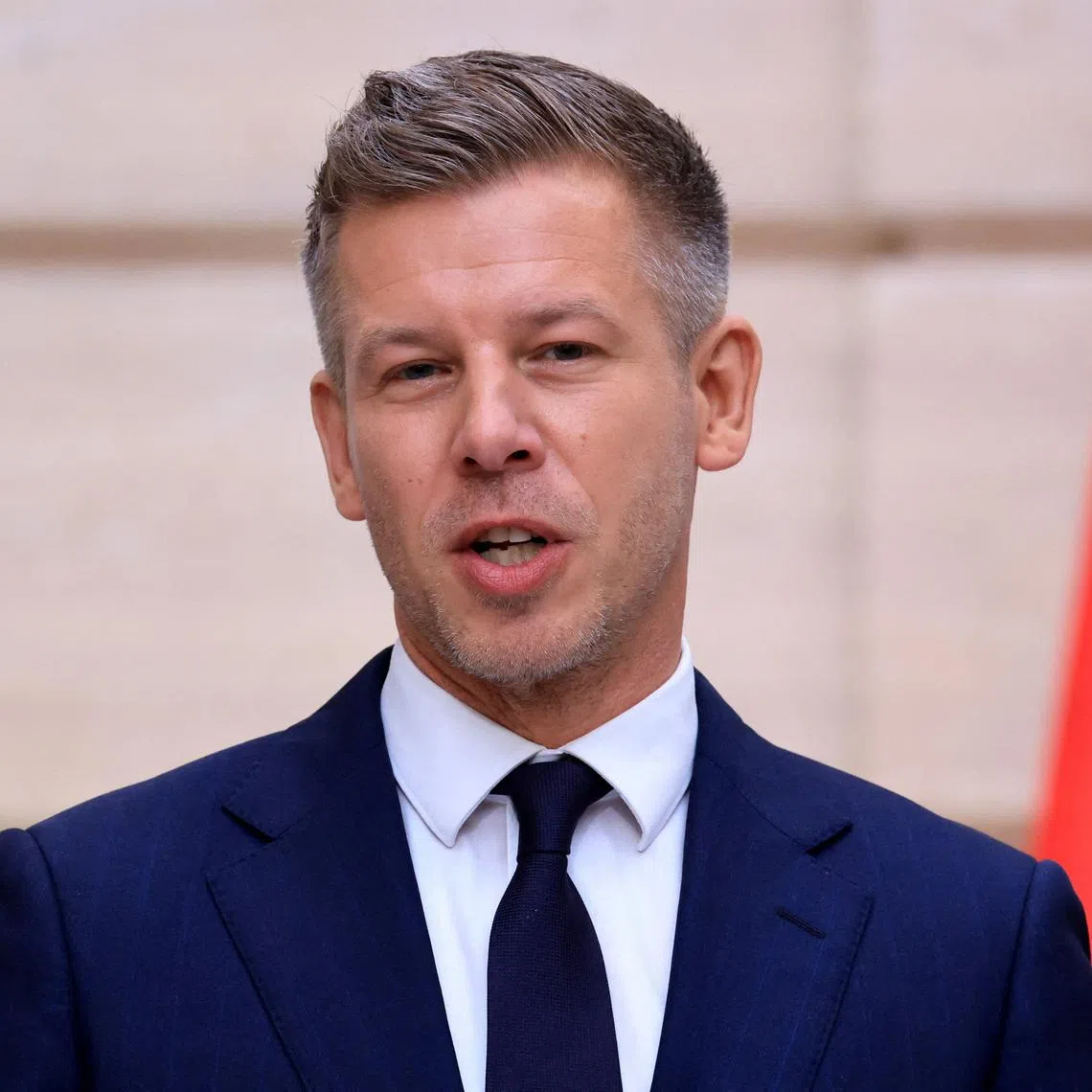 Hungary's Prime Minister Peter Magyar attends a joint press conference after a meeting at The Elysee Presidential Palace in Paris, France, June 3, 2026.     LUDOVIC MARIN/Pool via REUTERS