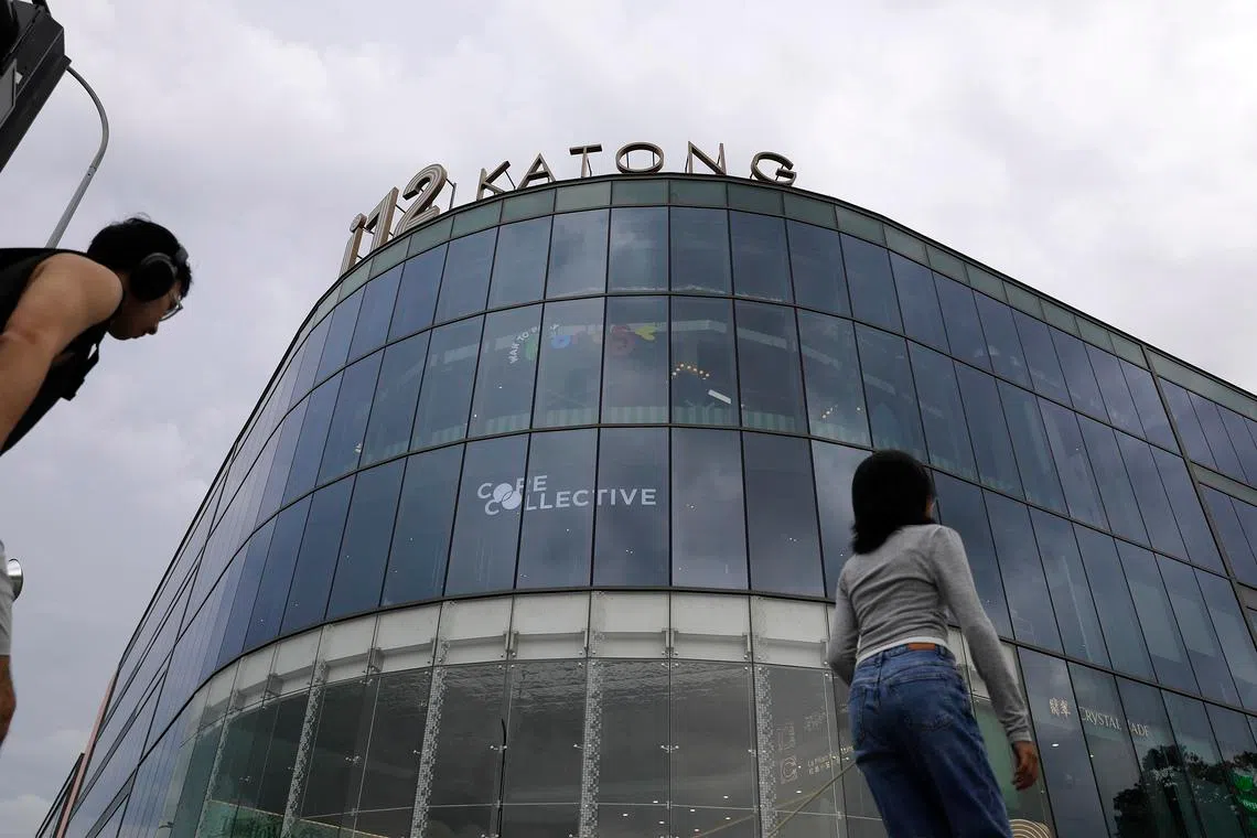 i12 Katong sits along East Coast Road in the Katong area.