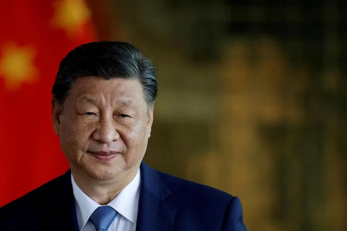 Mr Xi said China calmly respond to challenges brought about by changes in the domestic and international situation.