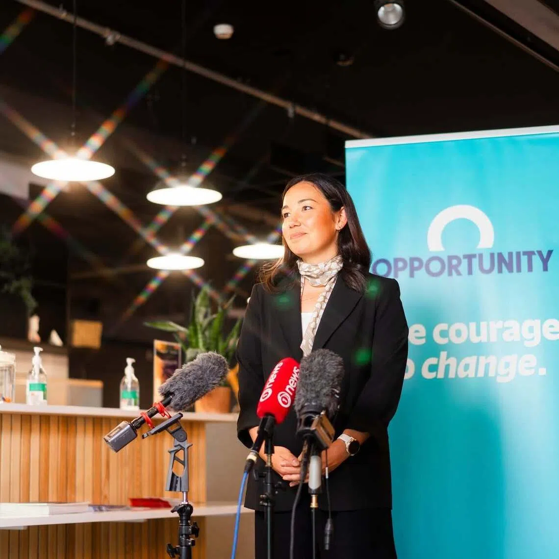 Qiulae Wong, 38, only entered politics in November as leader of the decade-old Opportunity party, but has already overseen a dramatic rise in its popularity.