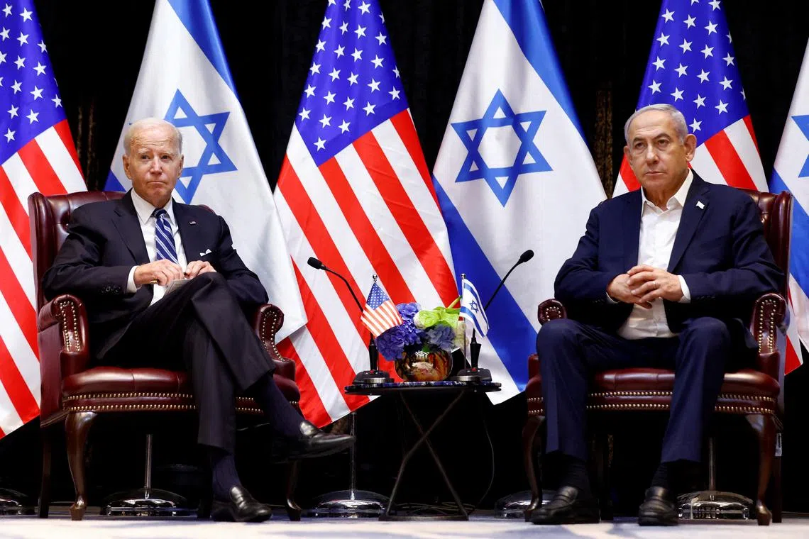 US President Joe Biden and Israeli Prime Minister Benjamin Netanyahu are expected to discuss ways to reach a ceasefire deal between Israel and Hamas militants in Gaza, among other topics.