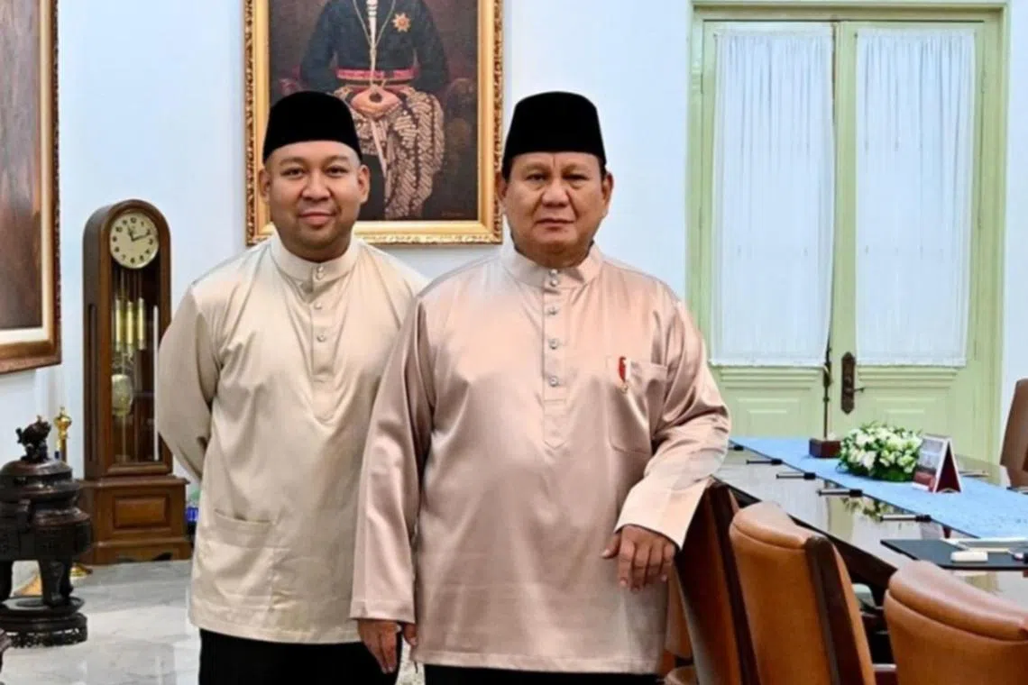Didit Hediprasetyo (left), the only son of President Prabowo Subianto, has recently played an important role in bridging communication between key political figures in Indonesia.