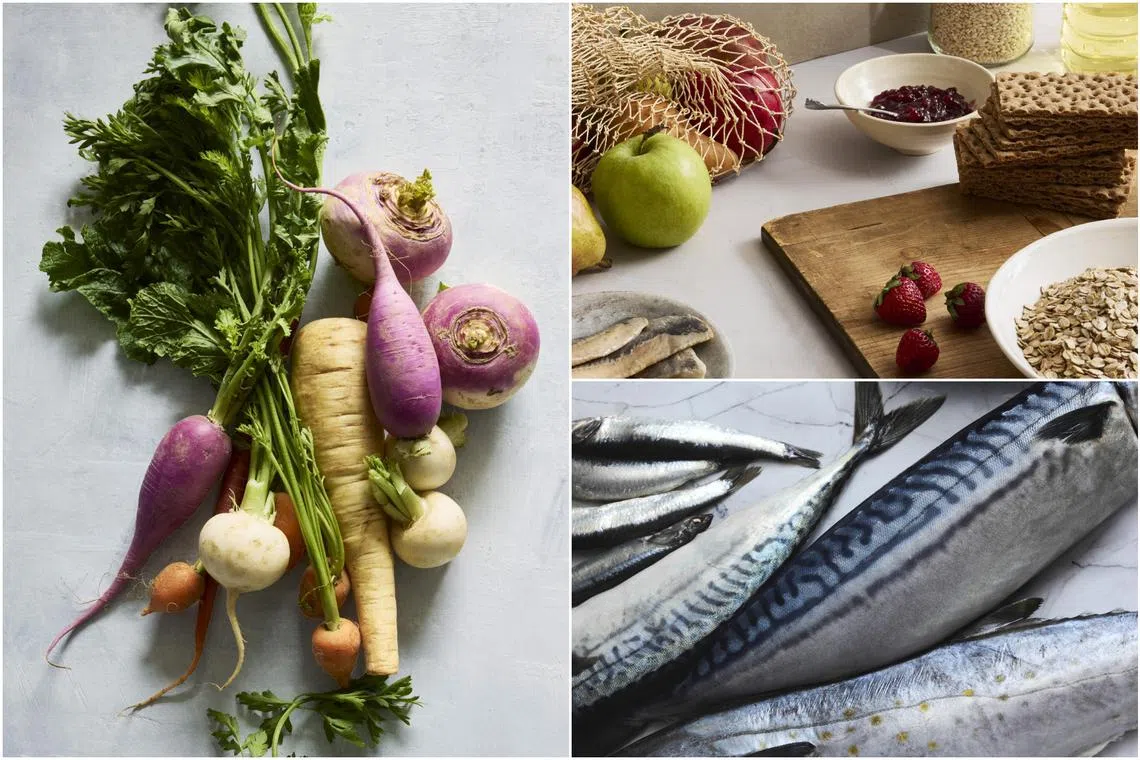 The Nordic diet is rich in fruit and vegetables, whole grains and beneficial fats.