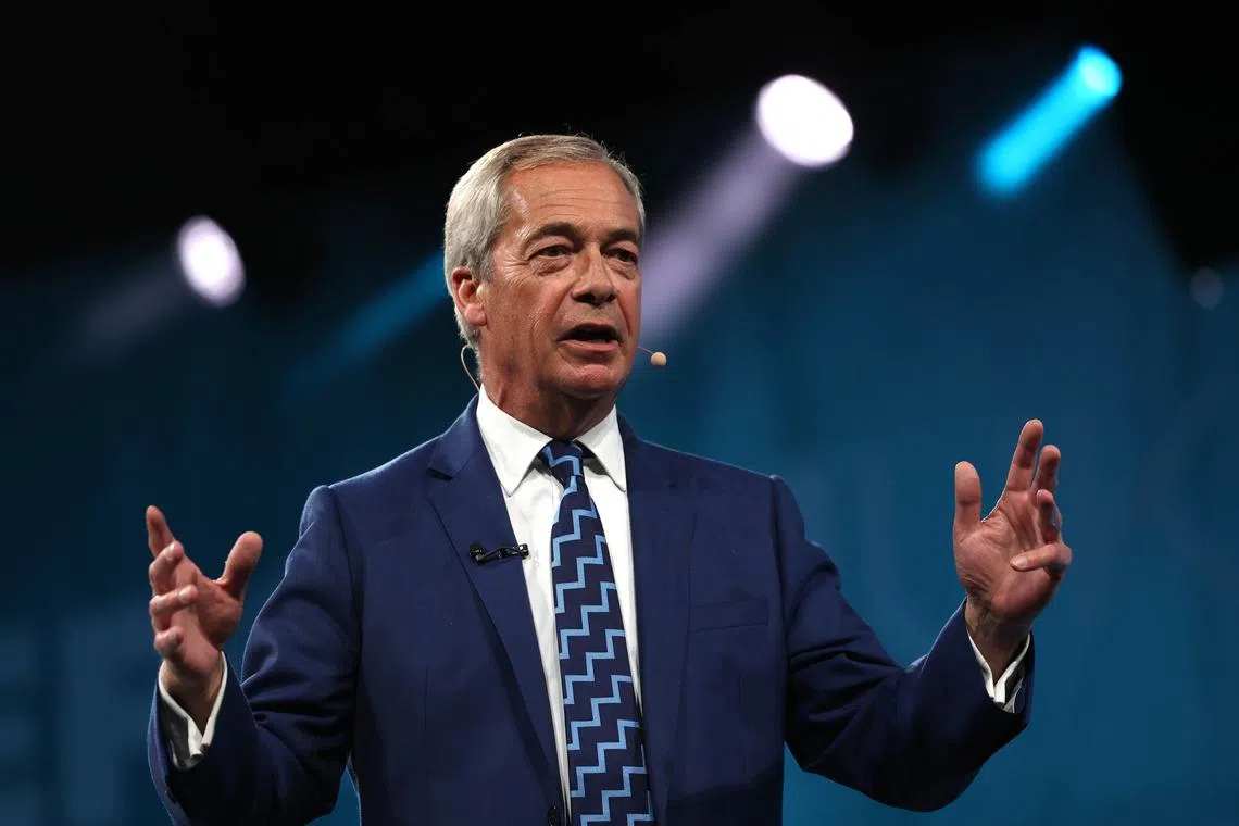 Mr Nigel Farage said British people frequently told him he was “the last chance we’ve got to get this country back on track”.