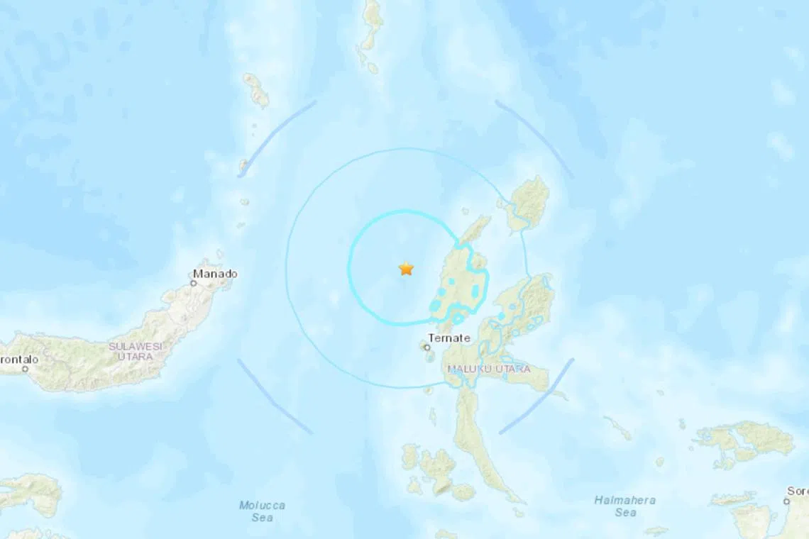 There were no immediate reports of damage.