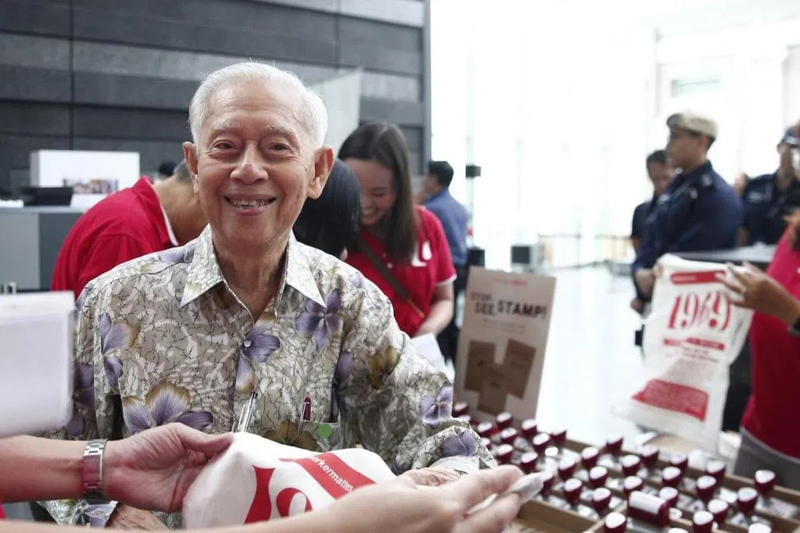 Eric Cheong at the ReUnion exhibition at the National Museum of Singapore.