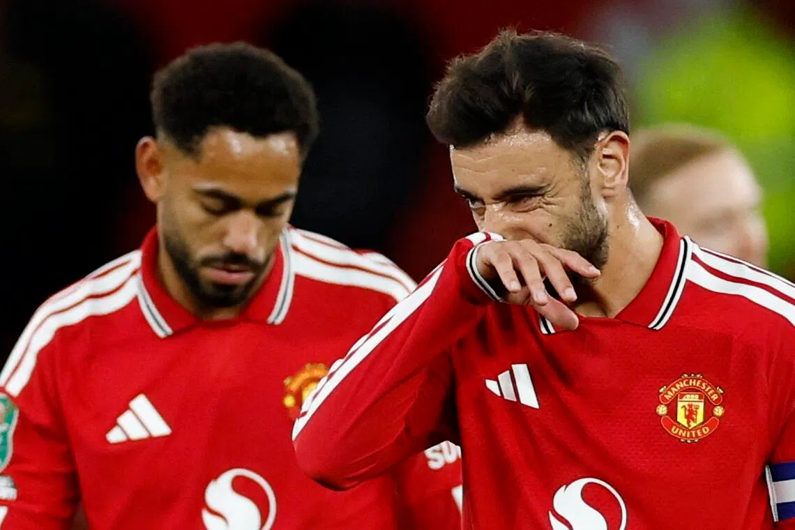 For the first time in 50 years, United had lost a home game after leading 2-0.