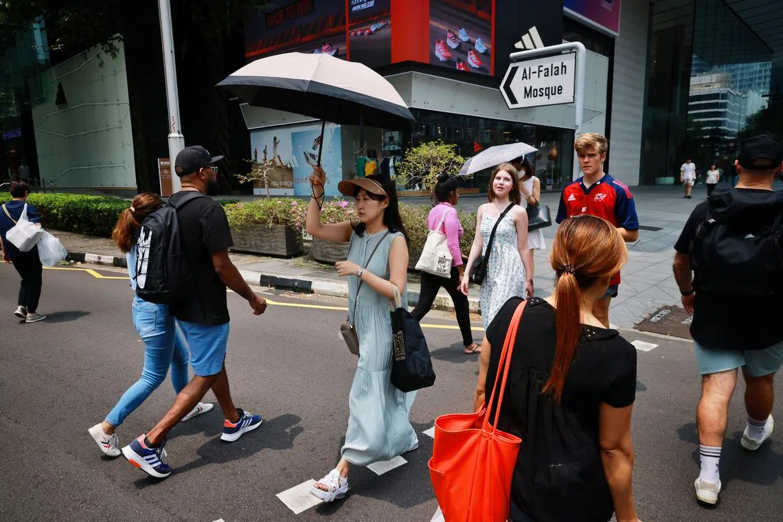 It is not uncommon for daily maximum temperatures to exceed 35 deg C as Singapore is currently in the inter-monsoon period.