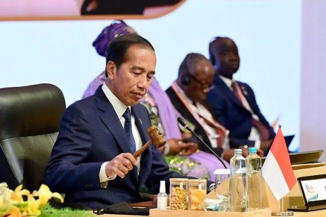 Mr Jokowi has chosen to spend time in Bali with his wife and grandchildren.