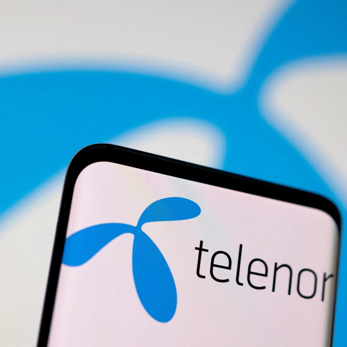FILE PHOTO: Telenor logo is seen displayed in this illustration taken, May 3, 2022. REUTERS/Dado Ruvic/Illustration/File Photo