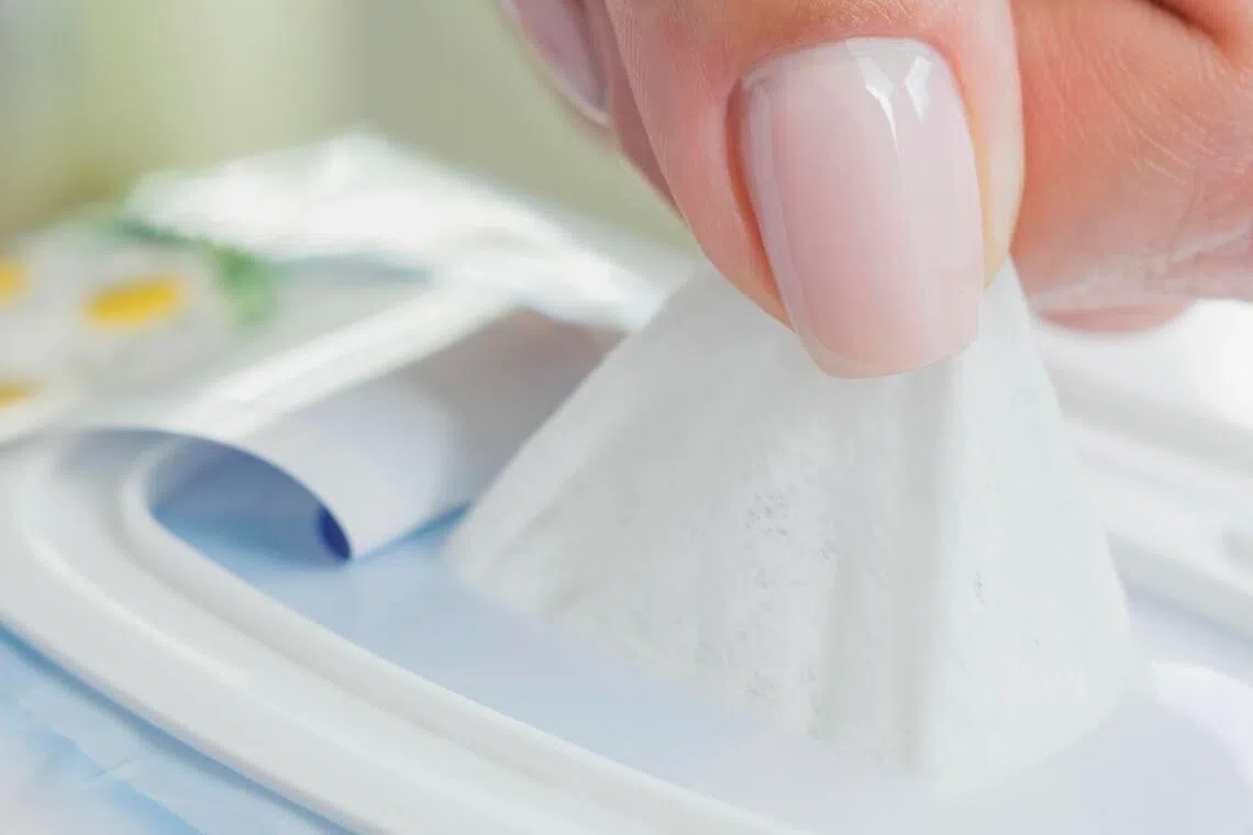 Wet wipes have been found to contribute to 94 per cent of sewer blockages in the UK.